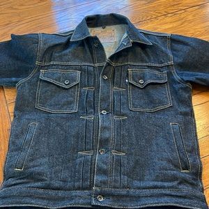 Sage Heavy Duty 14 oz Type II indigo denim jacket